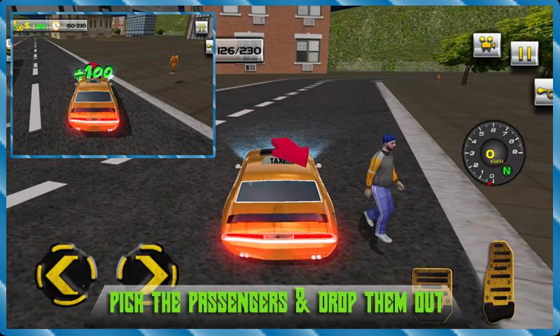 Crazy Taxi Driver Simulator 3D
