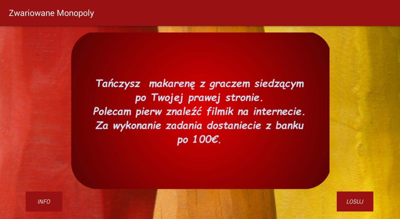 ZWARIOWANE MONOPOLY - dodatek