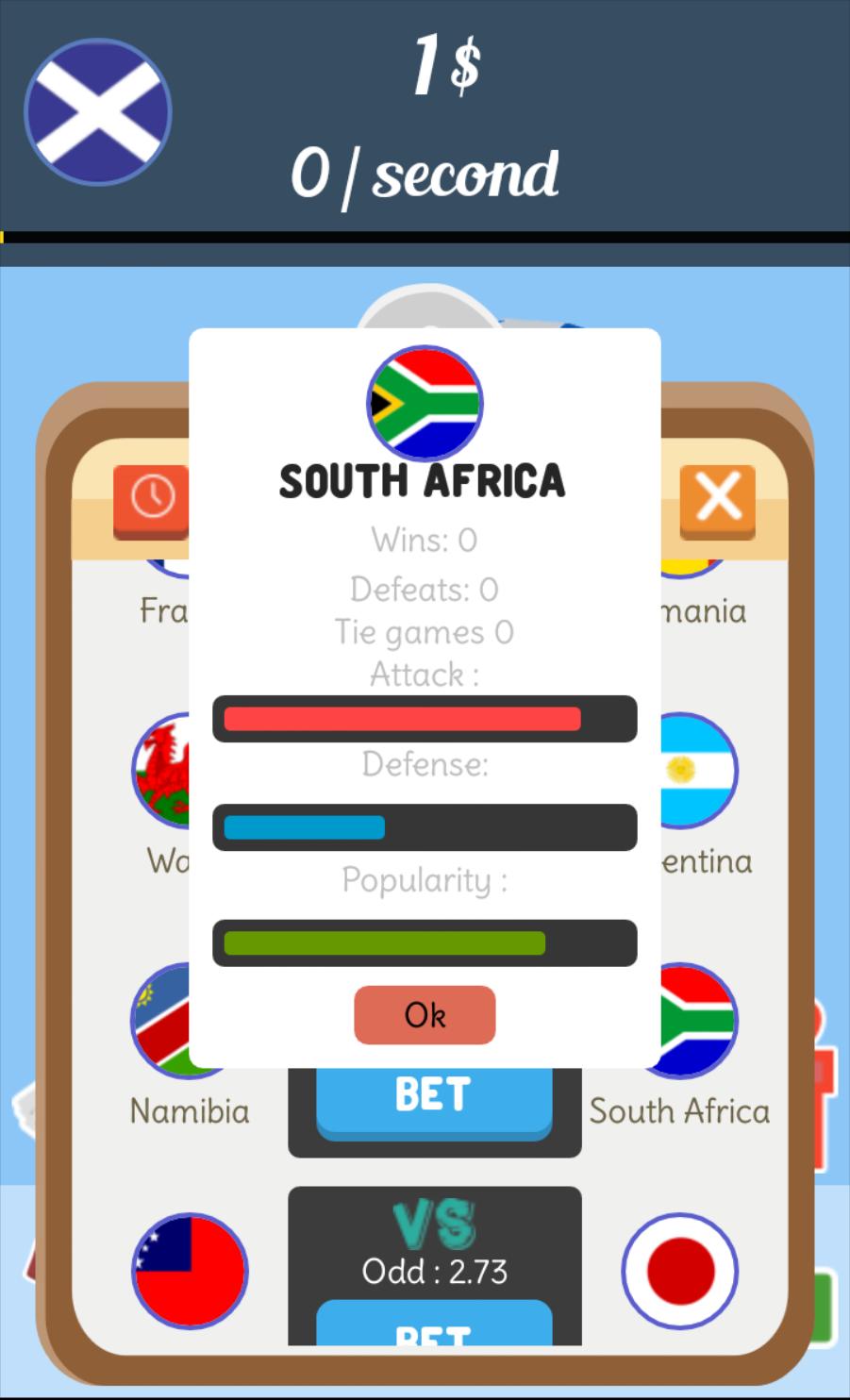 Rugby World Cup Clicker