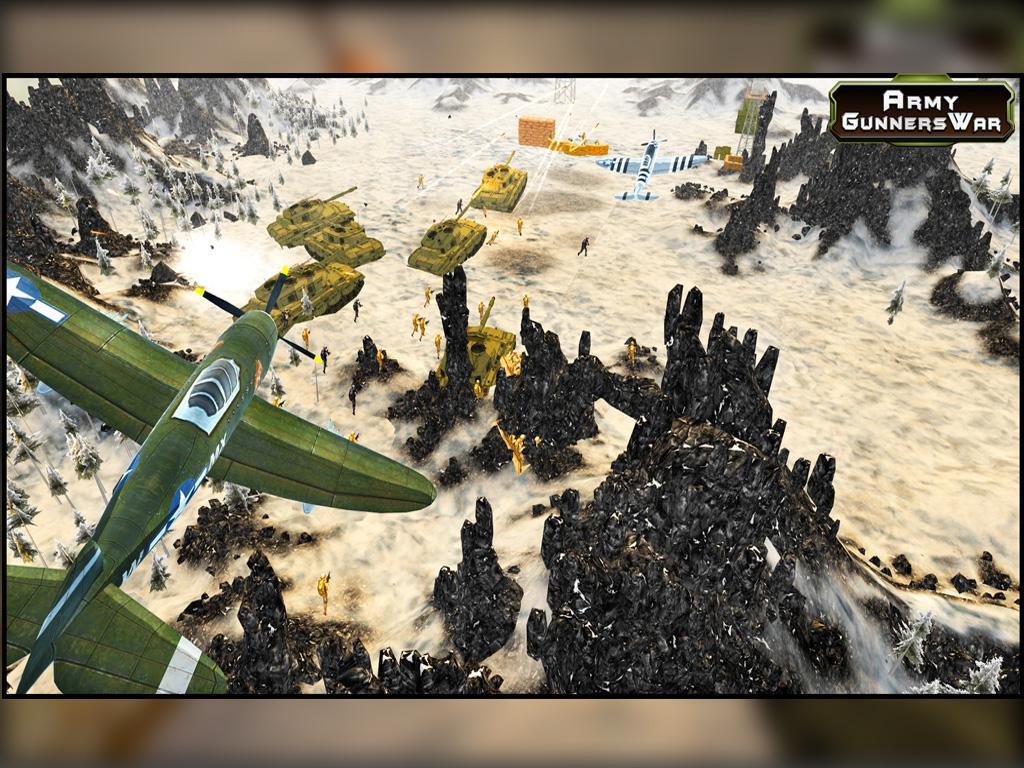 Heavy Gunners Battle Army War