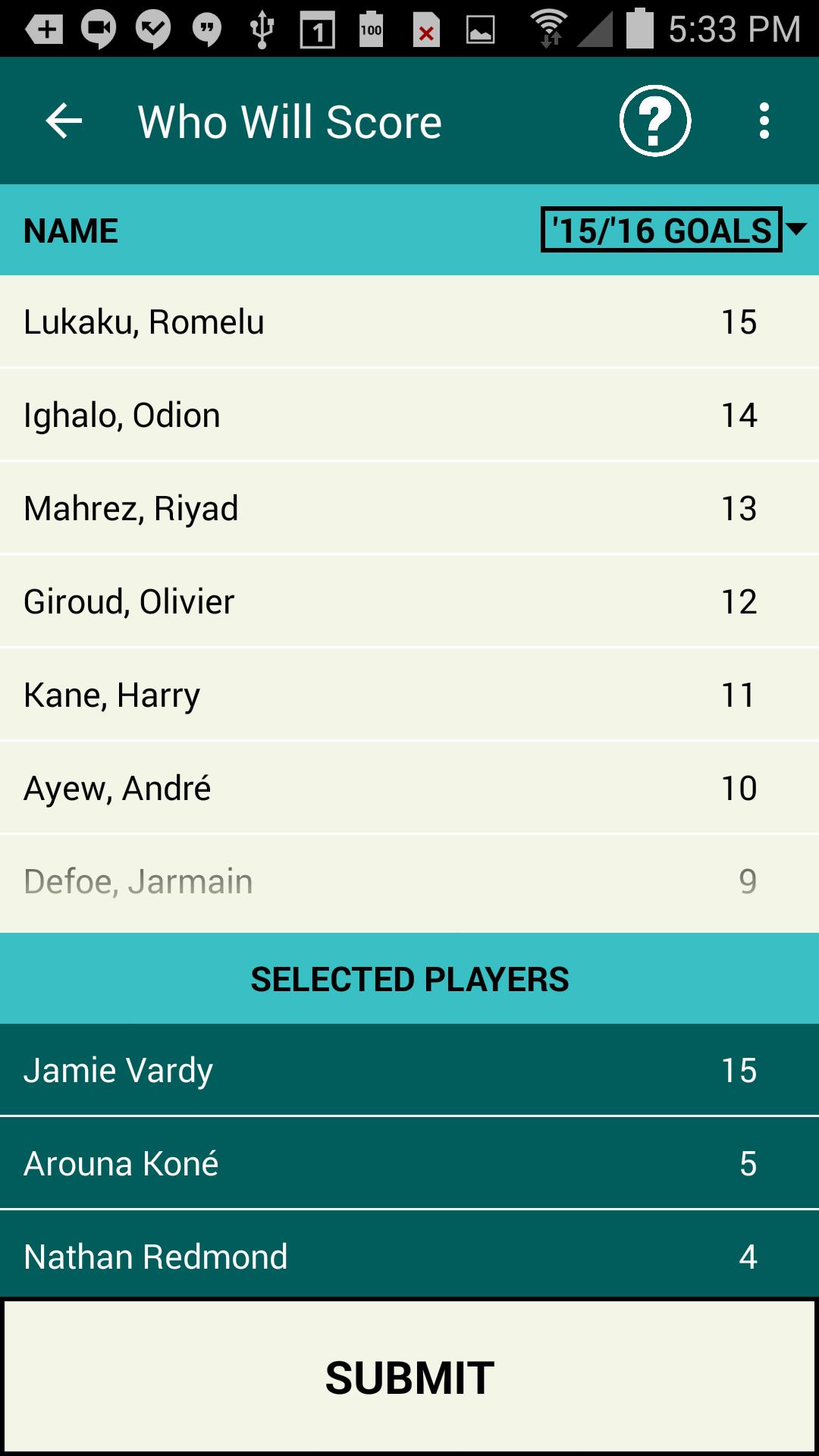 FTSY - Simple Fantasy Football