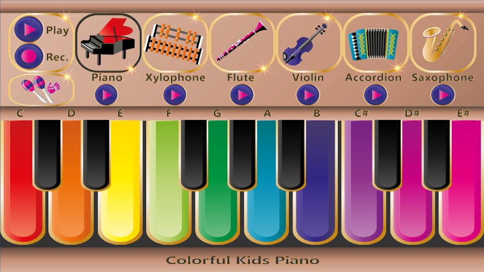 Colorful Kids Piano