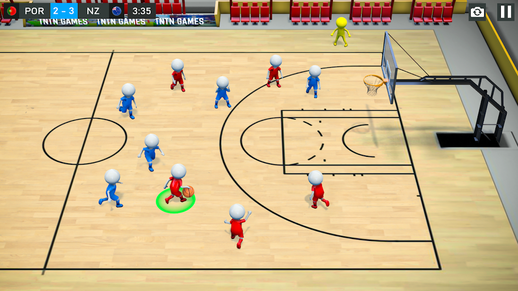 Stickman Basketball Games 3D