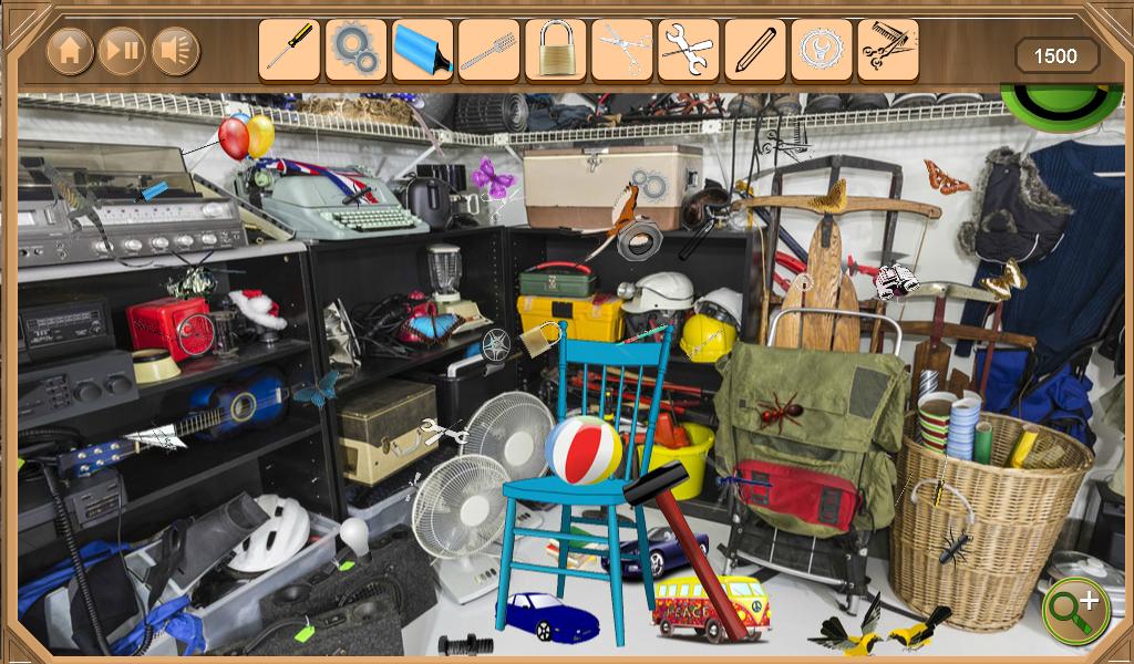 Garage Hidden Objects