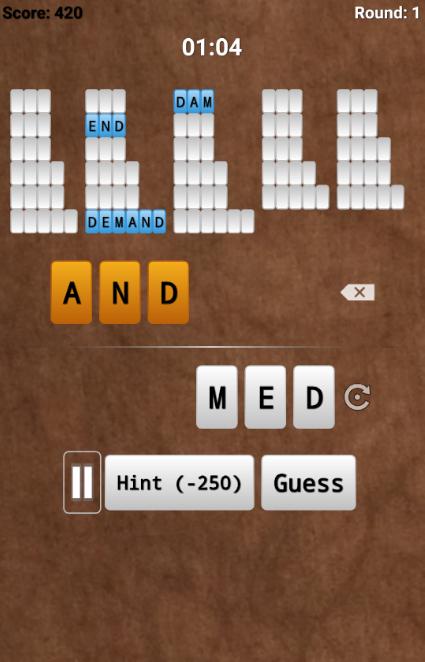 Word Game - Anagrams