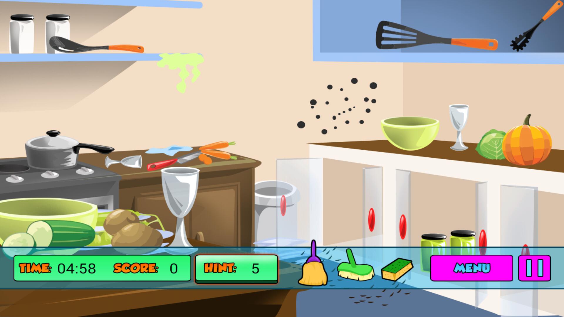 Kitchen Cleaning Game