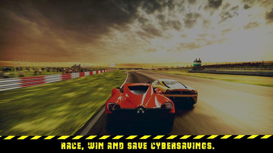 Racing men on town