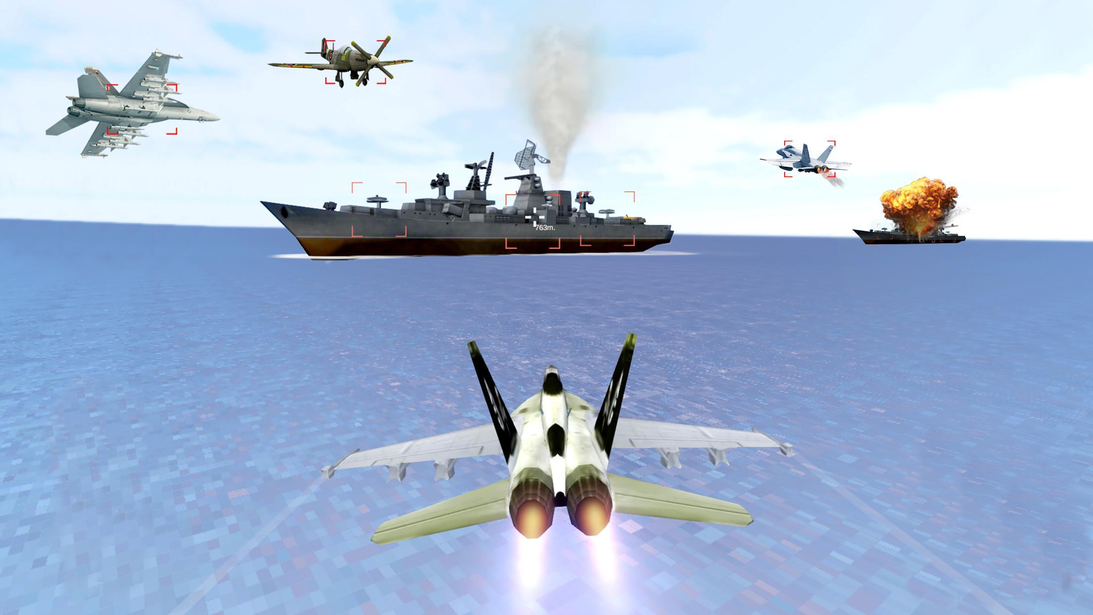 F18 vs F22 Fighter Gunner war